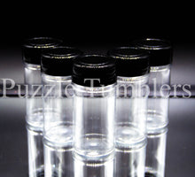 Load image into Gallery viewer, NEW 3.5oz SHAKER Jars with Black Cap (EMPTY) SINGLE &amp; 5 pack