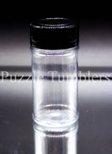 Load image into Gallery viewer, NEW 3.5oz SHAKER Jars with Black Cap (EMPTY) SINGLE &amp; 5 pack