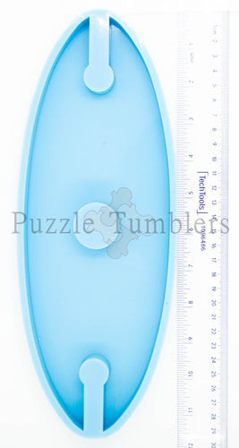 NEW XXL - Wine Bottle & Glass Holder - Blue Mold