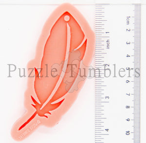 CUSTOM MOLD:  Single Feather Mold *May have a 14 Day Shipping Delay (K14)