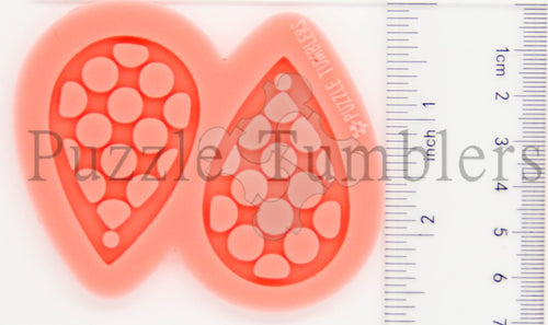 CUSTOM MOLD: Polka Dot Drop Earrings *May have a 7-10 Day Shipping Delay (E29)