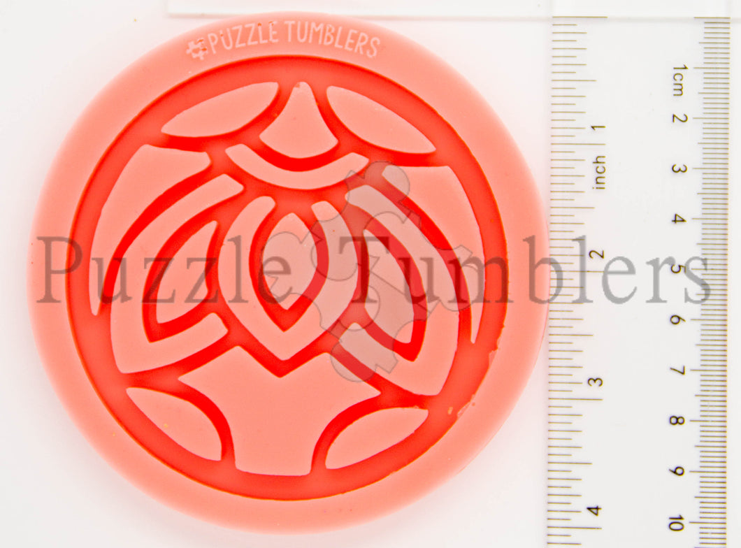 CUSTOM MOLD: Floral Coaster *May have a 14 Day Shipping Delay (C6)