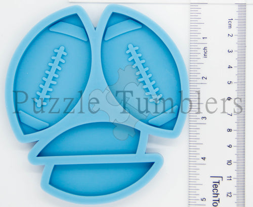 NEW -XL FOOTBALL STRAW TOPPER - NEW MOLD