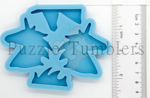 NEW - UNICORN STRAW TOPPER - NEW MOLD