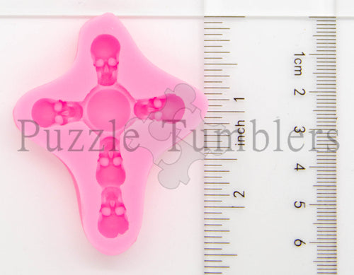 Skull Cross Mold - $4.50