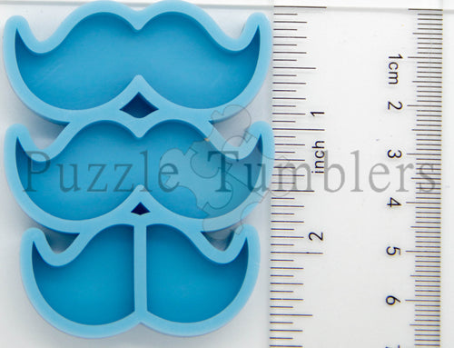 NEW - MUSTACHE STRAW TOPPER - NEW MOLD