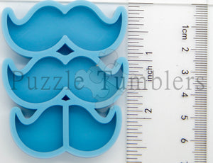 NEW - MUSTACHE STRAW TOPPER - NEW MOLD