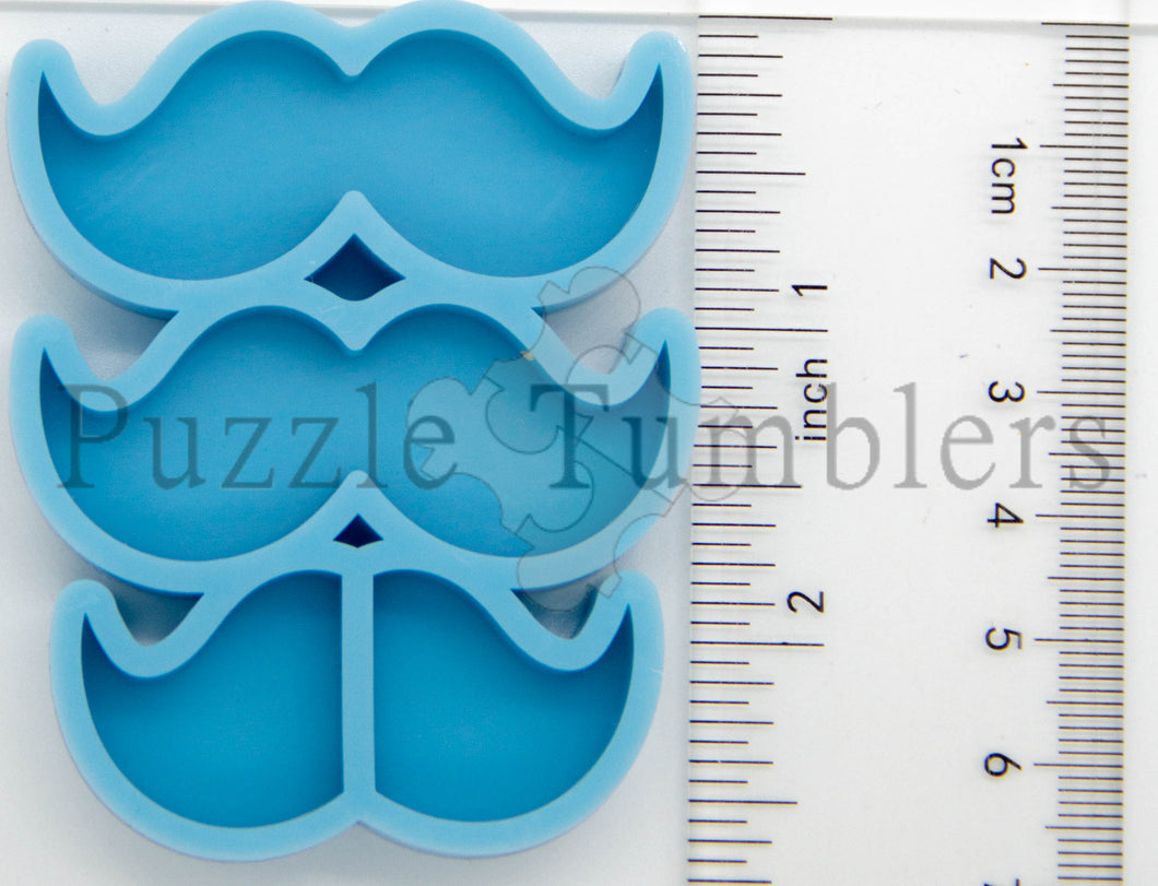 NEW - MUSTACHE STRAW TOPPER - NEW MOLD