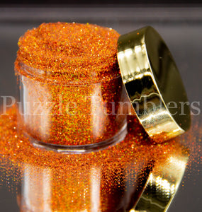 RUSTIC ORANGE - HOLOGRAPHIC FINE GLITTER