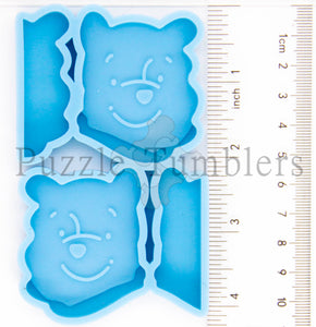 Smiling Bear STRAW TOPPER - NEW BLUE MOLD