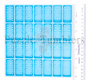 NEW XXL 'THIN' Single Piece - Domino Mold Blue