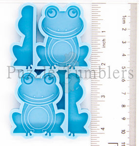 Frog STRAW TOPPER - NEW BLUE MOLD