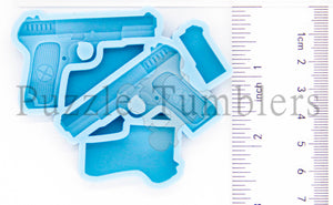 Hand Gun STRAW TOPPER - NEW BLUE MOLD