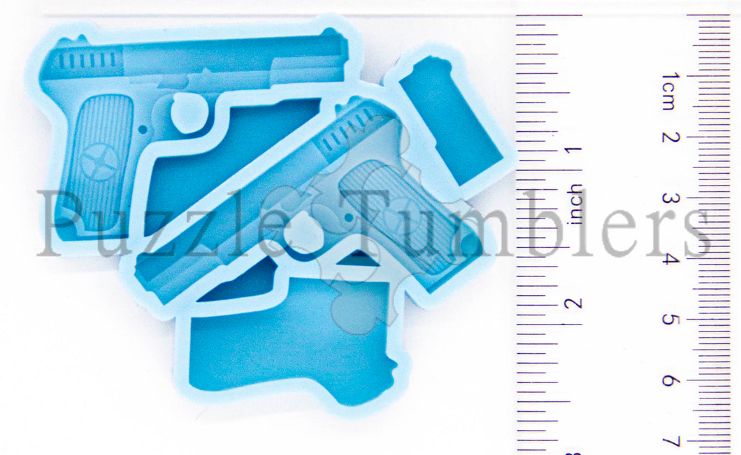 Hand Gun STRAW TOPPER - NEW BLUE MOLD