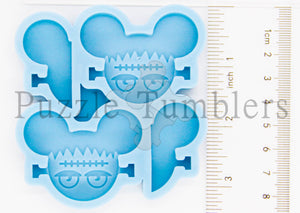 Monster Mouse Face STRAW TOPPER - NEW BLUE MOLD