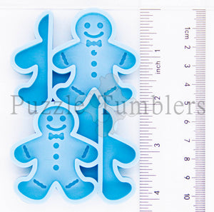 Gingerbread STRAW TOPPER - NEW BLUE MOLD