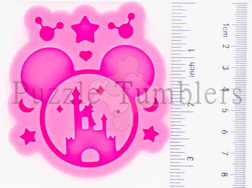NEW Mouse Head Castle with Attachments - PINK Mold
