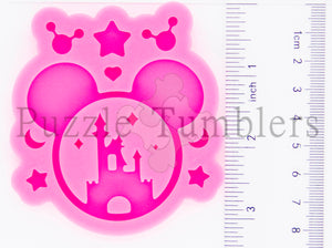 NEW Mouse Head Castle with Attachments - PINK Mold