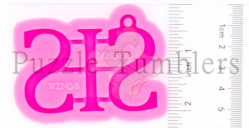 NEW SIS Letters Mold - PINK Mold