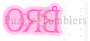 NEW BRO Letter Mold- PINK Mold
