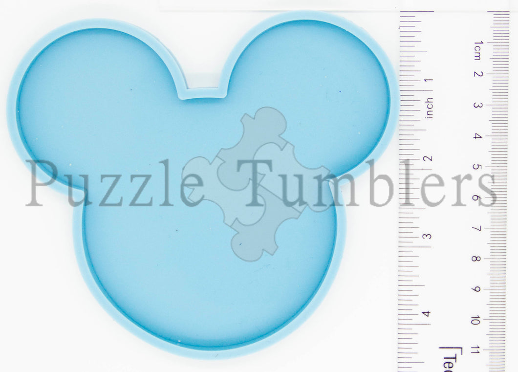 NEW - MOUSE HEAD COASTER - BLUE MOLD *GOES WITH THE 3 & 5 PIECE COASTER SET