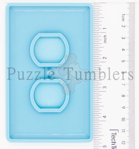 NEW - WALL OUTLET MOLD - BLUE MOLD