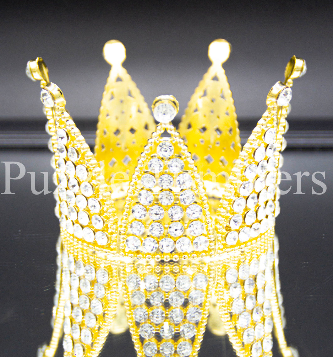Tumbler Crown - GOLD with Rhinestones