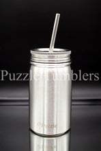 Load image into Gallery viewer, 17OZ STAINLESS STEEL MASON JAR