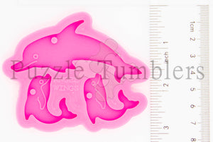 NEW DOLPHIN FAMILY - PINK Mold