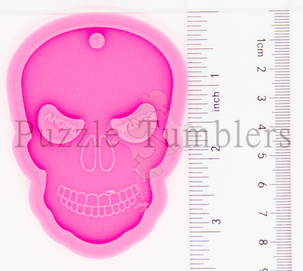 NEW- SKELETON FACE - PINK Mold