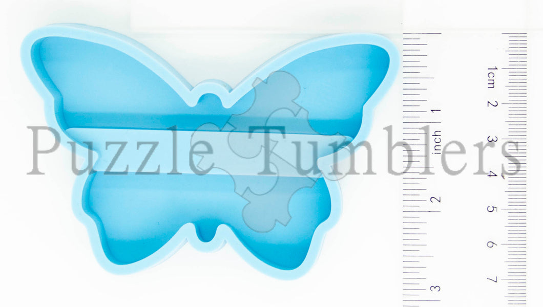 NEW - BUTTERFLY BUSINESS CARD HOLDER - BLUE Mold