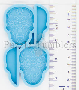 NEW - SUGAR SKULL STRAW TOPPER