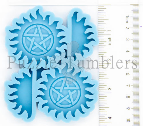 NEW - PENTOGRAM MOLD STRAW TOPPER