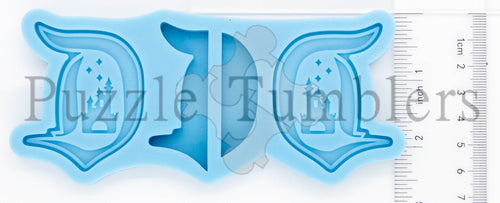 NEW -Letter D MAGICAL PLACE MOLD STRAW TOPPER