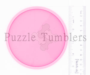 NEW XL 5" Circle Coaster Mold PINK