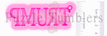 Load image into Gallery viewer, NEW - 2D TRUMP Letter Mold- PINK Mold