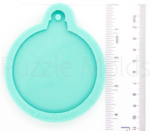CUSTOM MOLD: 'Ornament' keychain Mold *May have a 14 Day Shipping Delay (K22)