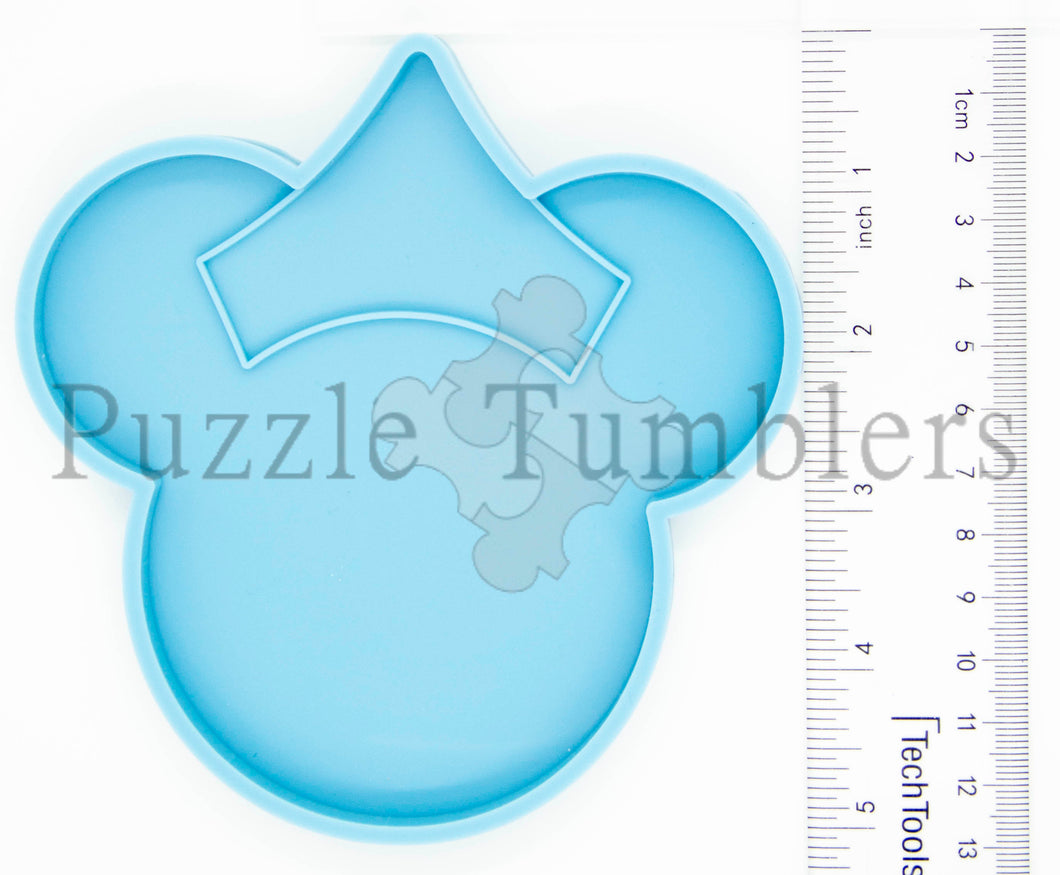 NEW - MOUSE WITH CROWN COASTER - BLUE MOLDS