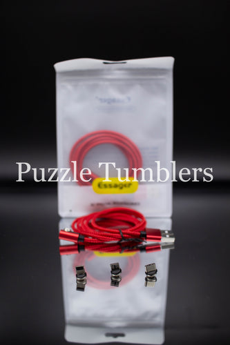 RED - Magnetic Charger 3-in-1 Cable for Andriod/iPhone (C, Micro, Mini) - $5.50