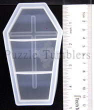 Load image into Gallery viewer, NEW- COFFIN WITH FOUR DOOR PIECES - CLEAR MOLD