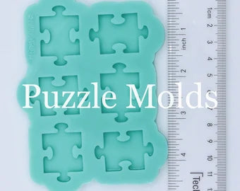 CUSTOM MOLD: LARGE PUZZLE PIECES PALLET MOLD *May have a 14 Day Shipping Delay (P9)