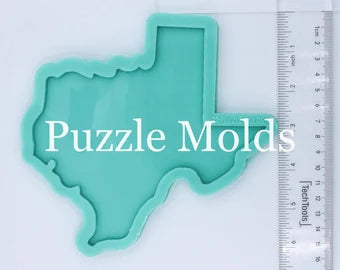 CUSTOM MOLD: Large Texas Coaster  *May have a 14 Day Shipping Delay (C10)