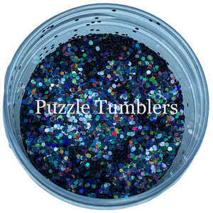 NEW - MAJESTIC MIDNIGHT - MEDIUM HOLOGRAPHIC GLITTER