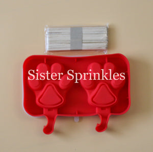 2 Piece Silicone Paw Shape Mold