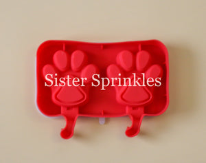 2 Piece Silicone Paw Shape Mold