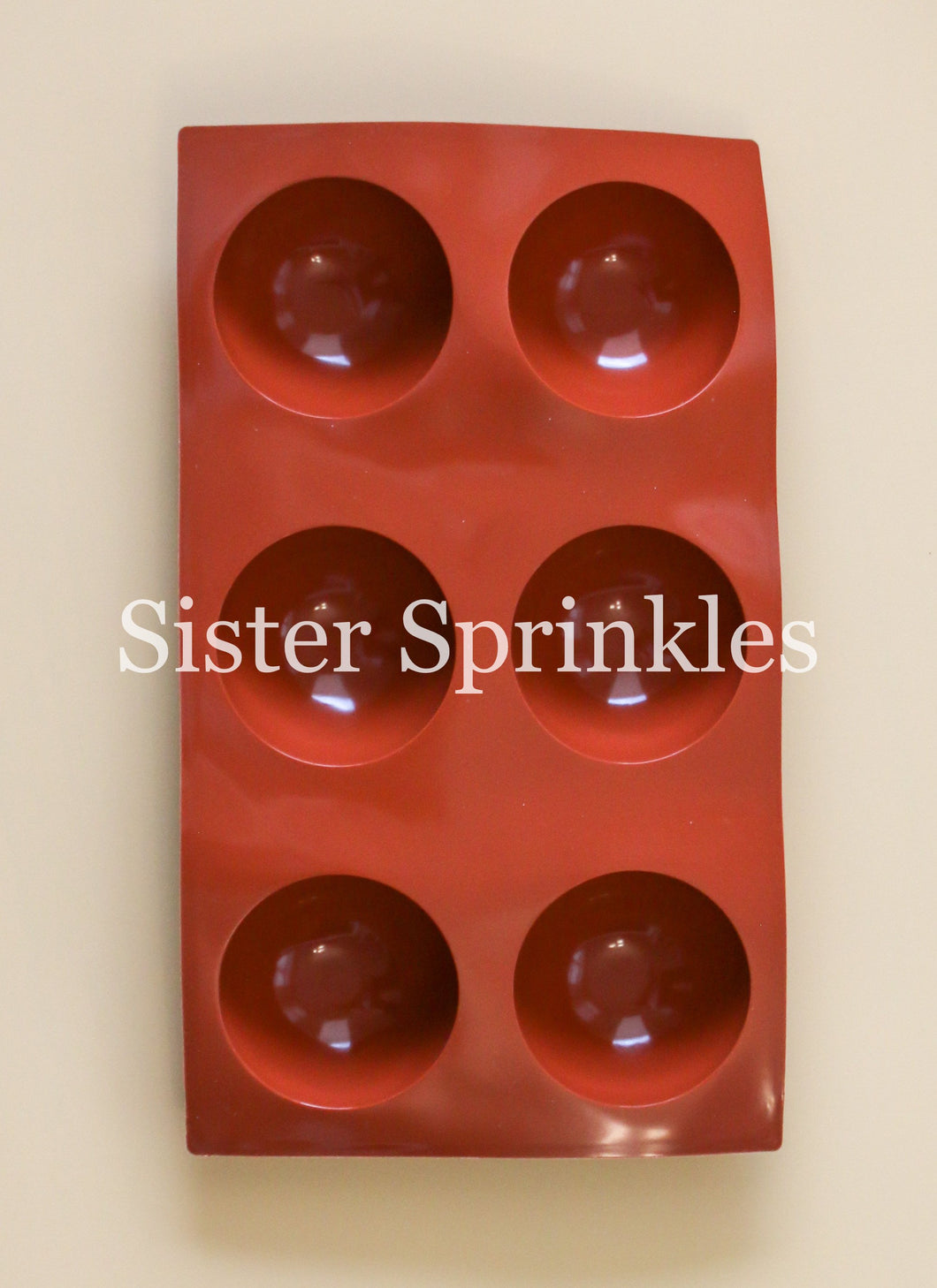 6 Piece Silicone Mold for Chocolate