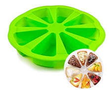 Load image into Gallery viewer, 8 Slice Silicone Cake Mold - Green