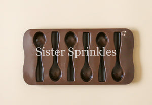 6 Piece Silicone Spoon Shape Mold