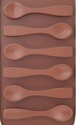 6 Piece Silicone Spoon Shape Mold
