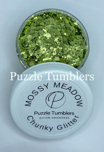 NEW - MOSSY MEADOW - CHUNKY MIX GLITTER